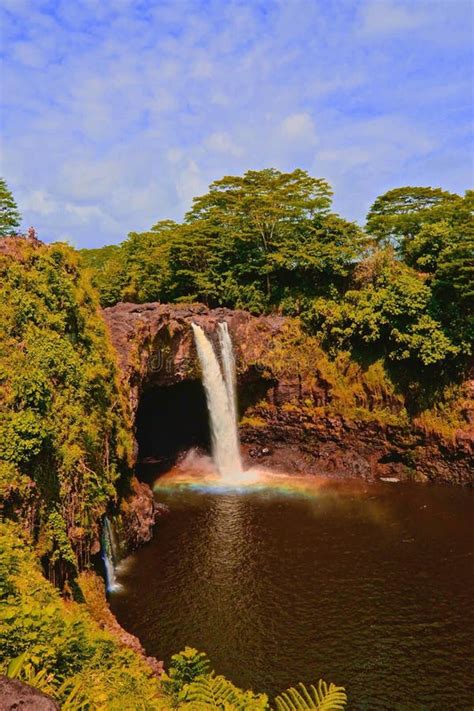 Rainbow Falls Wailuka River Hilo Hawaii Stock Image Image Of Travel