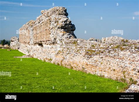 Roman Castle A 3rd Century Saxon Shore Fort Built On The Ruins Of A
