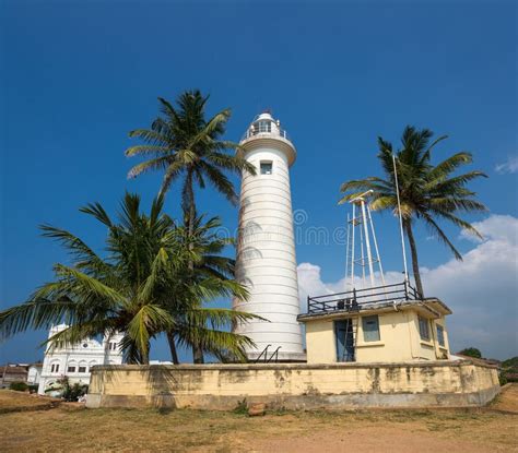 Lighthouse In Fort Galle Sri Lanka Seascape Stock Photo Image Of