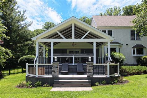 Covered Back Porch Ideas And Designs Chester And Lancaster
