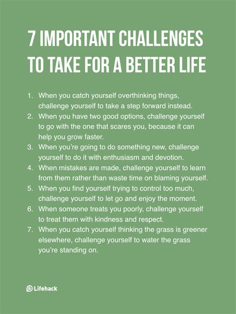 How To Deal With Personal Challenges In Life Infographic