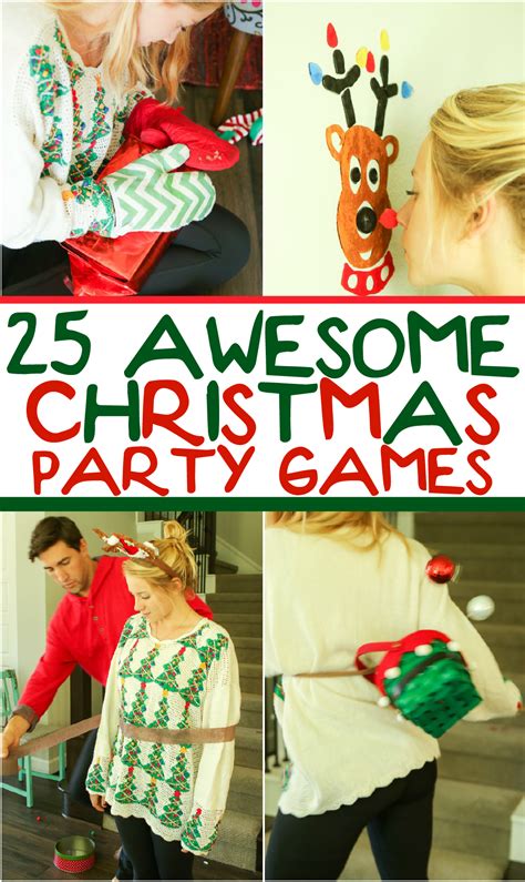 25 Hilarious Christmas Minute To Win It Games Fun