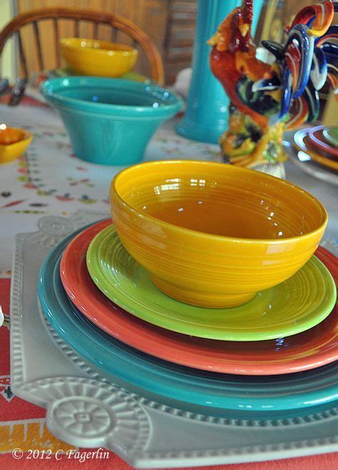 Like This Color Combination Fiesta Ware Dishes Fiesta Kitchen