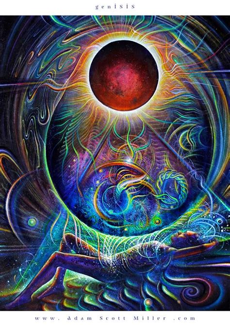 Genisis Visionary Art Spiritual Art Psychedelic Art