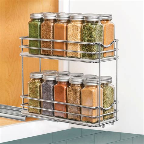 430422 Professional Roll Out Spice Organizer Two Tier Lynk Inc