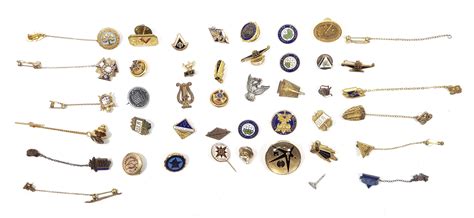 Lot 42 Antique And Vintage School Class Pins