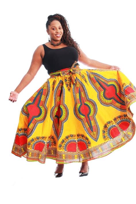 African Print Dashiki Maxi Skirt African Print Maxi Skirt Maxi Skirt