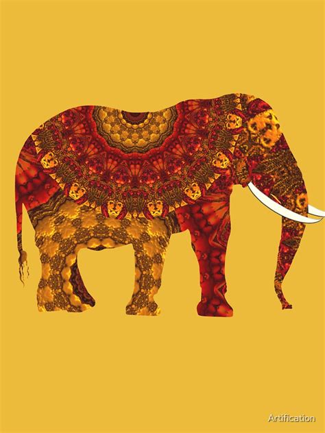 Ornate Decorated Indian Elephant T Shirt For Sale By Artification