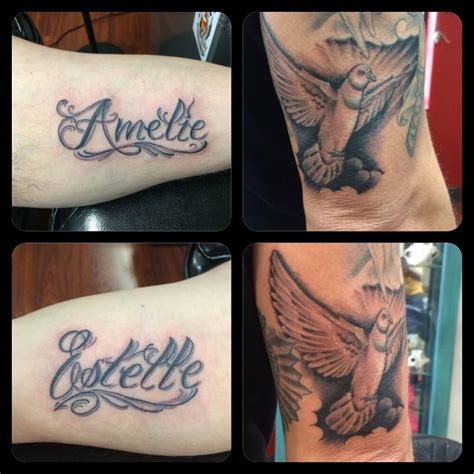 The travel oregon forever fund gives people the opportunity to give back to the places they love to explore. Script tattoo and dove tattoo done by Josh Ludlow at Rogue Tattoo in Medford, OR, USA | Rogue ...