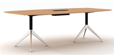 Lux Potenza Boardroom Table Conference Meeting Table With Cable Tray