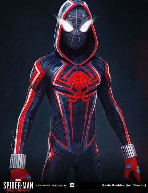 Miles Morales 2099 Suit Concept By Gavin Goulden Spiderman Marvel