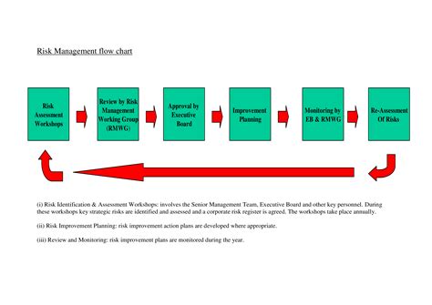 Risk Management Process Flow Diagram