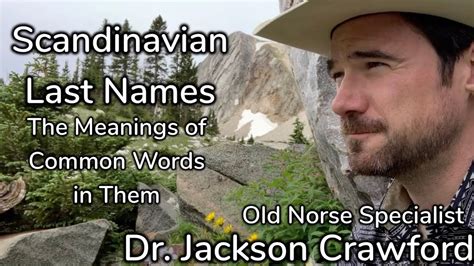 Scandinavian Last Names Meanings Youtube