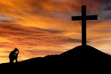 Praying At The Cross