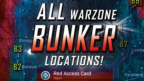 Warzone housed a series of secret bunkers that laid dormant before opening to unlock vast riches. ALL WARZONE RED ACCESS CARD bunker locations! PLUS all ...