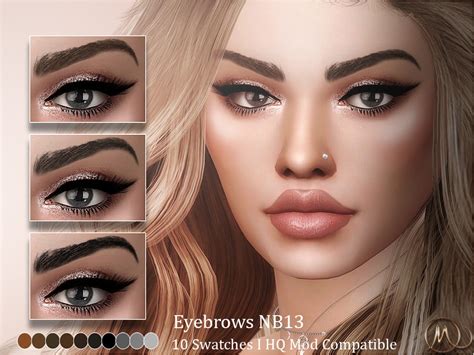 Eyebrows Nb The Sims Catalog