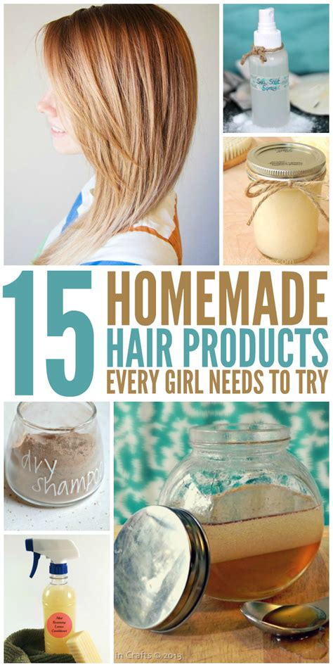 Check spelling or type a new query. 15 DIY Hair Products Every Girl Needs to Try