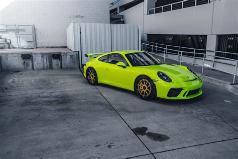 Acid Green Porsche 911 Gt3 Will Burn Your Eyes And Steal Your Soul