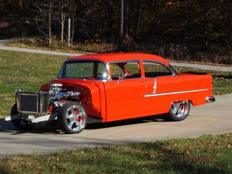 1955 Chevy Bel Air Pro Touring Custom Hot Rod With Custom Frame For Sale