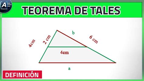 Teorema De Tales Que Es El Teorema De Tales Definición Youtube