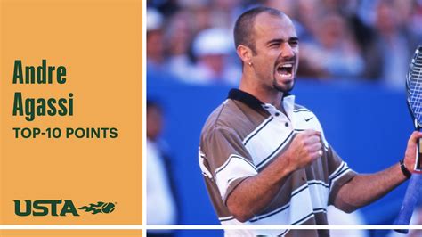 Andre Agassi Top 10 Points Us Open Youtube