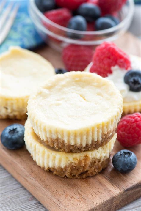 The brick kind, not the whipped cream cheese in a tub. Easy Mini Cheesecakes {4+ Ways} - Crazy for Crust