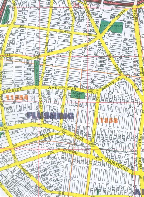 Neighborhood Street Maps Queens County Ny