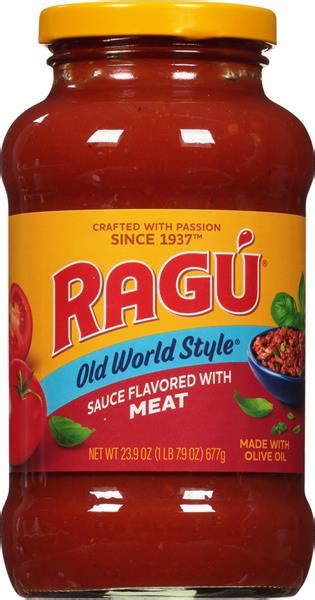 Ragu Old World Style Flavored With Meat Pasta Sauce Hy Vee Aisles
