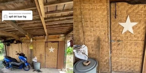 10 Potret Rumah Anti Sombong Luarnya Gubuk Jelek Dari Bambu Dalamnya