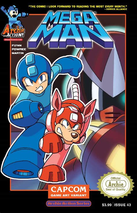 Mega Man 43 Capcom Cover Fresh Comics