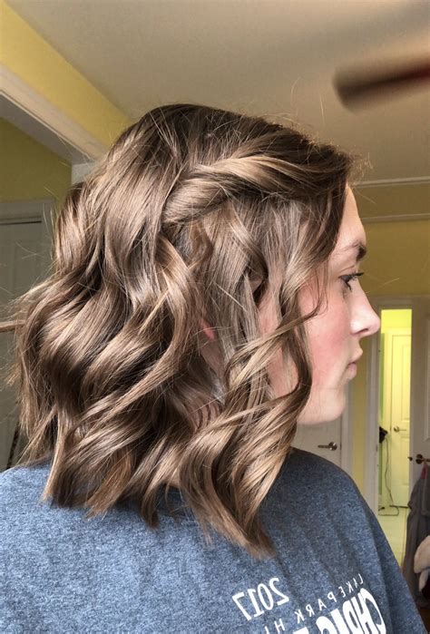 Easy Pinned Back Curls For Short Hair How To Curl Short Hair Curls