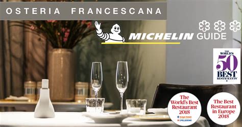 Michelin stars are a rating system used by the red michelin guide to grade restaurants on their quality. the World's No. 1 Michelin 3 Star restaurant Osteria Fa
