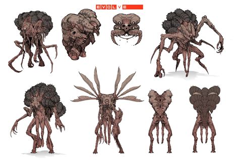 Artstation Host Monster Stephen Oakley Alien Concept Art Monster