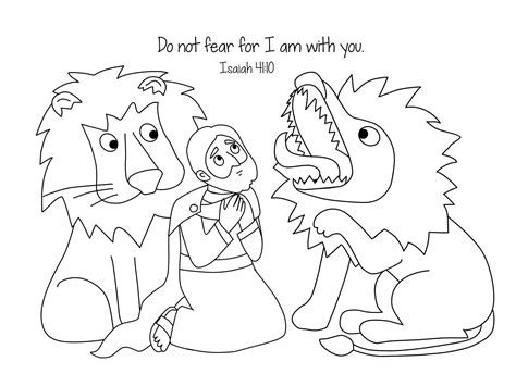 30 Daniel Lions Den Coloring Pages Sketchycolrs