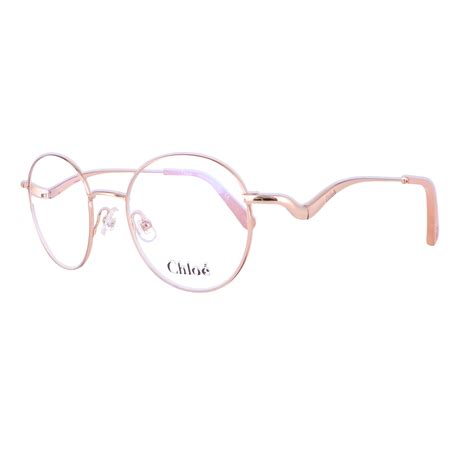 chloe eyeglasses ce2155 780 rose gold round women 47x19x140 886895417051 ebay