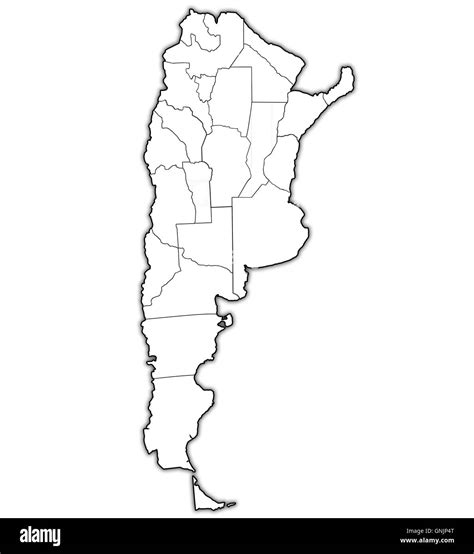 Regiones De Argentina Con Bordes En El Mapa De Las Divisiones Sexiz Pix