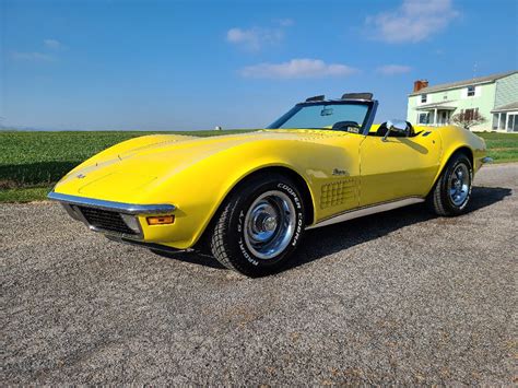 1970 Daytona Yellow Corvette Convertible For Sale Hobby Car Corvettes