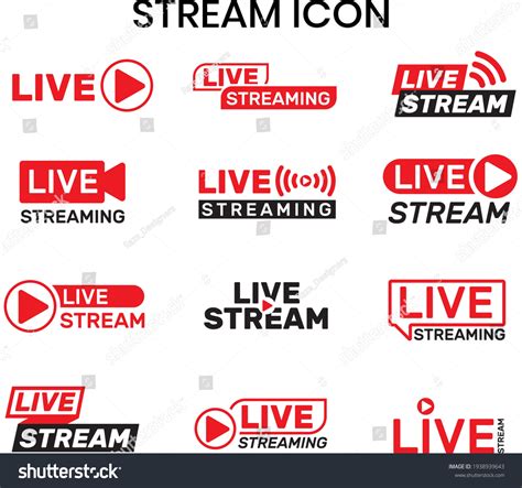 Collection Live Stream Logo Youtube Live Vector Có Sẵn Miễn Phí Bản