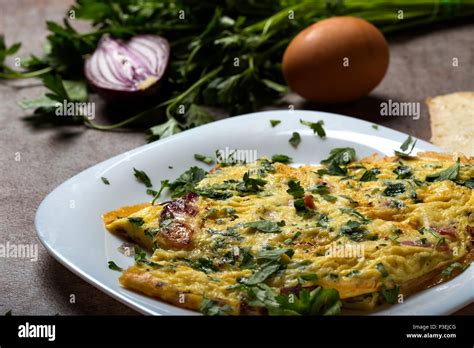 Cheese And Onion Omelette