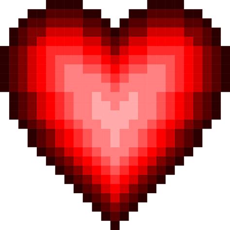 Free Pixelated Heart Png Download Free Pixelated Hear
