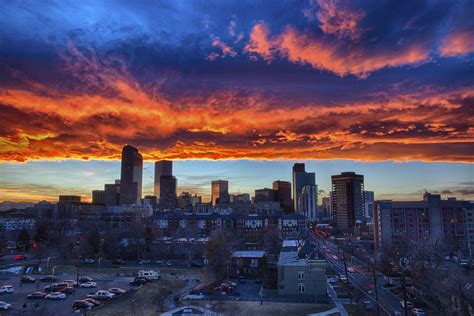 Colorado Josh Denver Sunset Denver City Colorado Visit Colorado