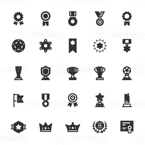 Icon Set Trophy And Awards 23220403 Png