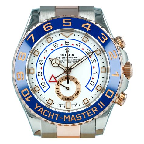 Rolex Yacht Master Ii 116681 Steel And Everose Gold Buy Pre Owned