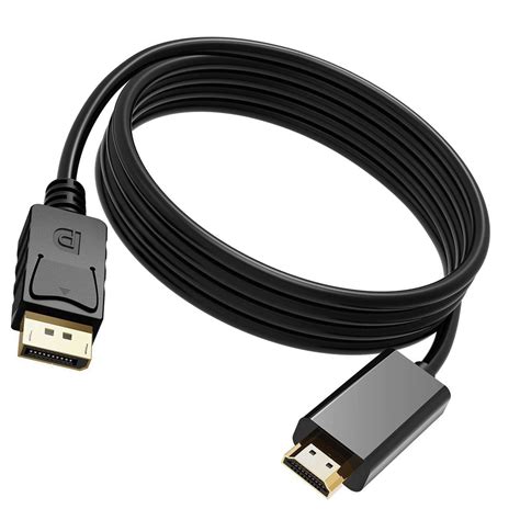 1080p 18m6ft Display Port Dp To Hdmi Adapter Cable High Definition
