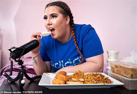 Woman 22 Gorges On 5500 Calories A Meal In Hopes Of Achieving
