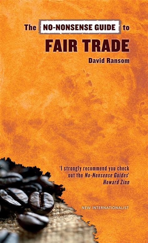 Amazon The No Nonsense Guide To Fair Trade No Nonsense Guides Ransom David Global