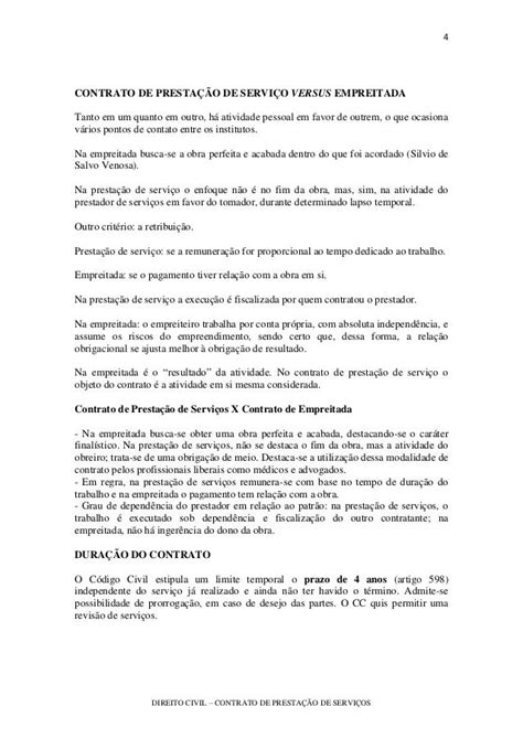 Exemplo De Contrato De Prestação De Serviço Construção Civil Novo Exemplo