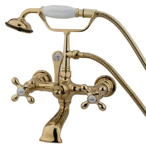 All products are brand new with warranty. Kingston Brass Vintage Polished Brass 3-Handle Residential ...