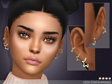 Vega Star Piercing Sims 4 Piercings Sims 4 Toddler The Sims 4 Skin