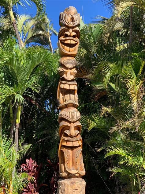 Tiki Totem Pole In Maui Hawaii Hi Usa Hawaii Photo Art Print Hawaii Photography Beachy Decor